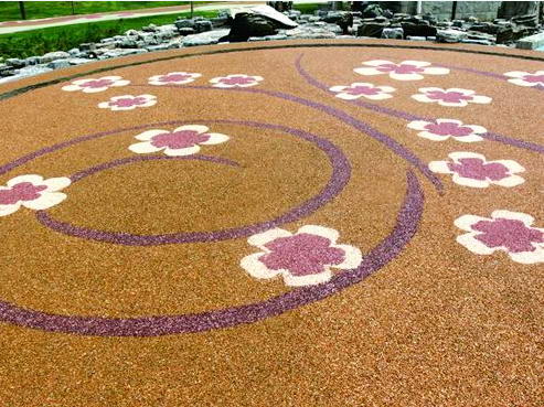 透水胶粘石施工工艺